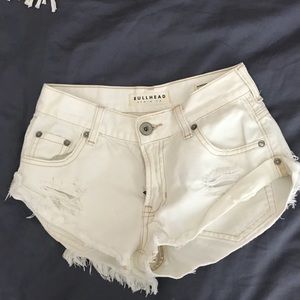 Distressed Bullhead Shorties